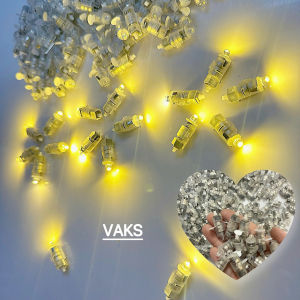 Combo 3 đèn led NHẤN VÀNG không chớp dùng pin _ trang trí tiệc lễ hội làm đèn lồng..v.v