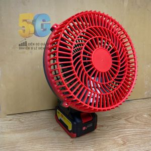 [ Siêu Hot ] Quạt Tích Điện 2 Chế Độ Chạy Pin Makita 21V Sử Dụng Động Cơ 21V Motor 545 Cao Cấp Khung Bảo Vệ Chắc Chắn
