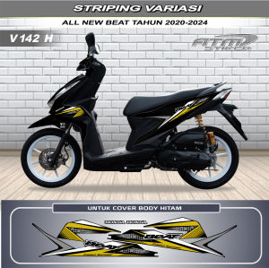 Striping variasi honda all new beat deluxe tahun 2020-2024