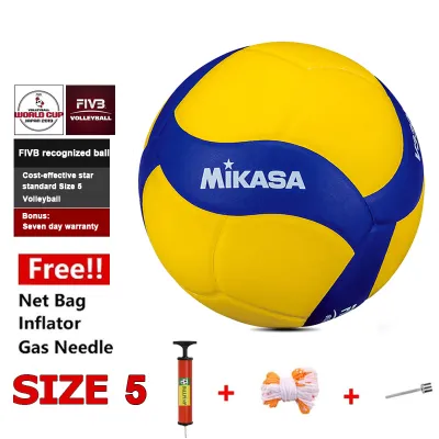 Mikasas Volleyball V330W FIVB Official Game Ball for the 2020 Tokyo Official Volleyball（Free Needle + Net Bag + Pump)