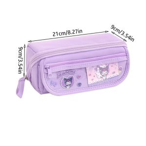 LVYIMAO Cinnamoroll กระเป๋าใส่ปากกา คุโรมิ Pochacco กระเป๋าใส่เครื่องเขียน กันน้ำกันน้ำได้ กล่องใส่ดินสอ[ส่วนลดเวลาจํากัด] [เครื่องเขียนนักเรียน]