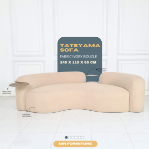 sofa lengkung custom