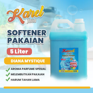 Softener Pakaian Karel 5 Liter Diana Mystique- Pakaian Lembut Wangi Segar dan Mudah Dirawat
