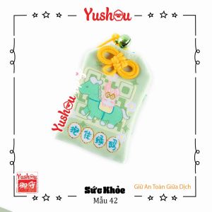 Móc khóa Yushou Sức Khỏe - Mẫu 42 - Giữ An Toàn Giữa Dịch Có sẵn
