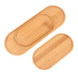 [Habilulu] Đa tre khay gỗ đĩa Chậu hoa khay cốc Pad Coaster tấm cho nhà bếp tấm trang trí sáng tạo Coaster cốc cà phê mat