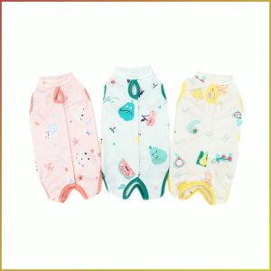 Cat Lingerie Soft and Comfortable Humanized Back Legs Cat Clothing Set Anti-licking Open the File
