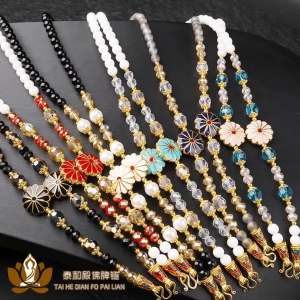 Original Thai Buddha Brand Necklace With Micro Set Diamond Buckle Quick Release Universal Buckle Single Hang Double Hang Three Hang Multiple Hang Adjustable Lotus泰国佛牌链吊坠圆珠项链景泰蓝鎏金珐琅花蝴蝶九尾崇迪掩面等专用