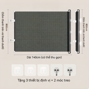 【FREESHIP】Hàng Rào Cổng An Toàn Thanhcho Bé Có Thể Thu VàoTrẻ Em Và Vật Nuôi đều Có Thể Sử DụngAn Toàn Cho Bé