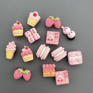Bộ 14 Jibbitz Sticker Charm 3D chủ đề bánh mochi DIY Mayto nhựa cứng gắn Dép Crocs Cross Dép Sục Cá Sấu JB-71