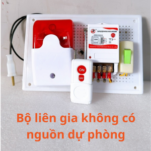 Bộ Báo Cháy Tổ Liên Gia Không Dây 220V- Dùng Cho Tổ Dân Phố Hộ Gia Đình