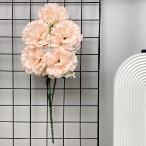 Bunga Carnation OF Anyelir Cabang 5 Artificial Buatan Home Decor Hiasan Dekorasi Pelaminan