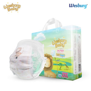 Wesburg เวสเบิร์ก ผ้าอ้อมเด็ก แบบกางเกง ไซส์ M-3XL (1 แพ็ก)