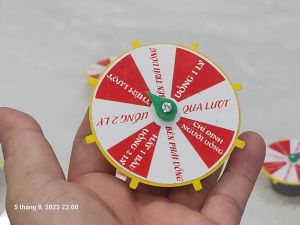 Vòng Quay Ăn Nhậu Trò Chơi Uống Rượu Uống Bia Mini Bỏ Túi 7cm