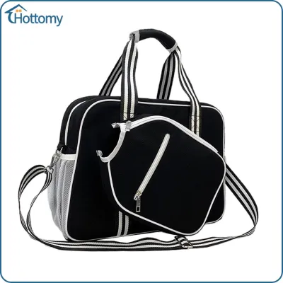 Pickleball Bag Pickleball Racquet Bag Tennis Bag Handbag with Removable Adjustable Strap Pickleball Racket Storage Bag