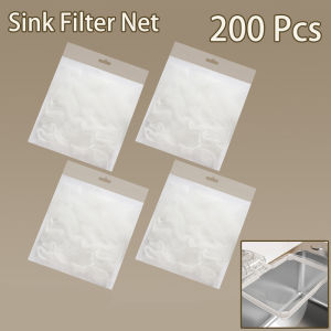 Dapur makanan sisa Sink penapis pemegang bersih dengan 50 Pcs penapis Sink penapis Mesh Bag dilipat saliran Strainer Dish cuci penyimpanan rak Basin Net Colanders
