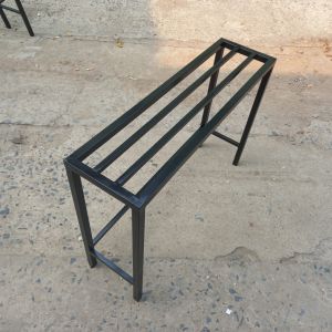 Kệ sắt Dài 100cm Rộng 20cm Cao (60-70-80)cm  thép 20x20mm 2 nan 3 giằng - Giá đỡ chậu cây