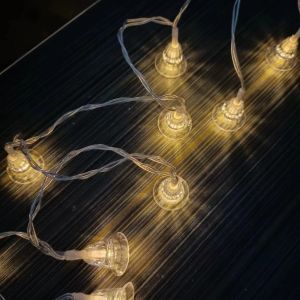JOTNTP Hoạt động bằng Pin Dây đèn giáng sinh Đèn 6M 40 Không thấm nước Đèn LED thần tiên NGHỆ THUẬT An toàn Đèn trang trí Giáng sinh Tiệc tùng