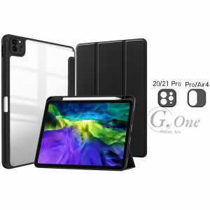 Acrylic Flip Fold Case iPad case air 2 iPad Case Air 6 Pro 11 2024 Air 5 4 10.9 10th 9th 8th 7th Gen 10.2 Mini 6 Case With Pencil Holder