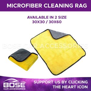 100% Microfiber Absorbent Cleaning Rag for Home / Car Wash Washing / Office Clean / Personal Wipe Out Sweat Multi Clean function / 2 options 30x30 / 30x60 Bose Car Accessories Accessory YY