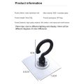 Transparent Wall Hook - Self-Adhesive 360° Swivel Hanger for Ceiling/Wall. 