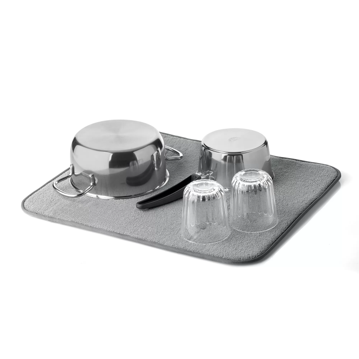 Repose-cuillère Guzzini Bicolore – Blanc Et Transparent, Longueur 25 Cm, Passe Au Lave-vaisselle – Fabriqué En Italie