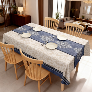 【VERSATILE & AESTHETIC】Alas Meja PVC 6-8 Seater - Waterproof Tablecloth Premium dengan Design Aesthetic Terkini! 🔥