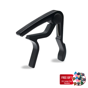 Rixton Aluminium Alloy Metal Guitar Capo 003 Quick Change for Clamp Acoustic Classic Guitar(Guitar Capo 003)