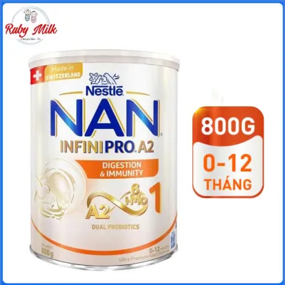 Sữa Nan InfiniPro A2 6HMO số 1 800g cho bé 0-12 tháng tuổi