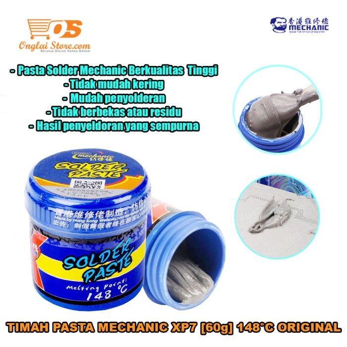 TIMAH PASTA MECHANIC XP7 TIMAH CAIR 60G PASTA SOLDER 148 GINAL