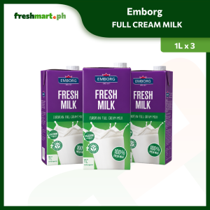 Emborg UHT Milk 1L - Set of 3s