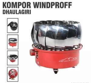 Kompor Windproff Dhaulagiri DH-203 - Kompor Camping Anti Angin Mini Portable Camping dan Berkemah - Kompor kemping - Camping Stove