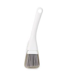 Window Groove Cleaning Brush for Door Floor Gap Keyboard Brush+Dustpan 2 In 1 Household Cleaning Tools Kit