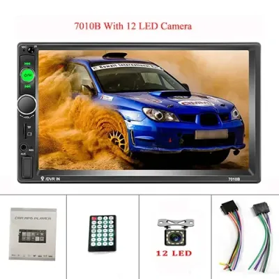 7 Inch Head Unit MP3 MP5 Universal Car Bluetooth Player DHD Mobil Stereo Radio Layar Sentuh Multimedia Player FM SD USB AUX Input Mendukung Android