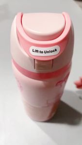 New ✨ KT Cat Owala Insulated Water Bottle 32oz Portable thermos Outdoor Sports Vaccum cup with Straw