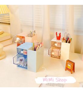 [FREESHIP] Hộp Ngăn Kéo Đựng Bút Để Bàn Mini Đa Năng