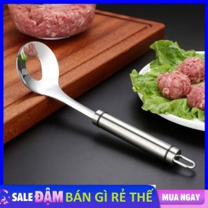 Thìa Làm Thịt Viên Mọc Cá Viên Inox Cao Cấp / Dụng cụ làm thịt viên chả viên nặn mọc - Thìa làm viên thịt inox 304 không gỉ sét