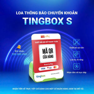 SIÊU PHẨM 2025- TingBox- Loa thanh toán công nghệ số- Loa thu ngân Thế hệ mới- đọc thông báo đã nhận tiền thanh toán chuyển khoản QR Code thành công- Miễn phí tất cả các dịch vụ