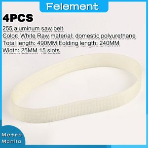 4pcs 255 Universal Cutting Machine Belt Rubber Belt 490mm For 255 Aluminum Cutting Machine