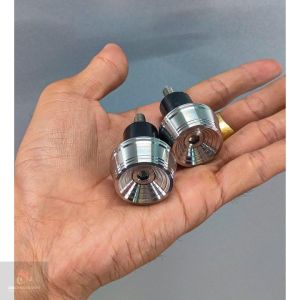 Gù tay lái Salaya Xoáy Thái inox 304 cho mọi loại xe kèm ốc tán cao su đóng gù đầy đủ