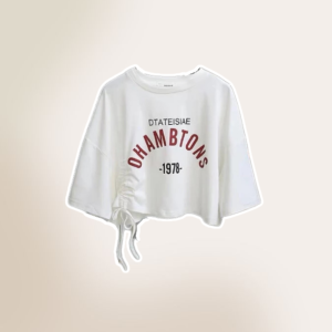 One Set Korean Style 2in1 | Croptop Dhambtons Serut + Celana Cargo | - KA138