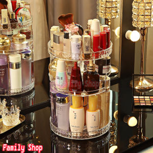 [รับประกัน 1 ปี] ชั้นวางเครื่องสําอาง360 ชั้นวางเครื่องสําอาง กล่องใส่เครื่องสําอาง ชั้นวางเครื่องสําอางกล่องเครื่องสําอางหมุนได้360 HOMEPOR