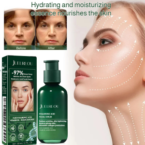 Moisturizing Serum Small Green Bottle Middle-aged And Old People Serum Nourishing And Moisturizing Face Care Soft And Moisturizing 精华液