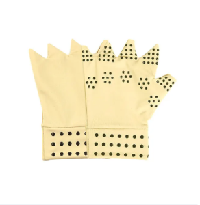 1 pair of magnetotherapy compression gloves for arthritis relief - hand wrist support brace