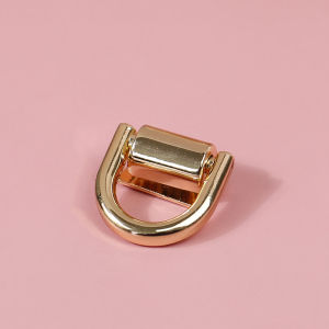 YAFEN 2Pcs D Ring Bag Side Clip Buckles Screw Handbag Chain Handles Connector Hanger