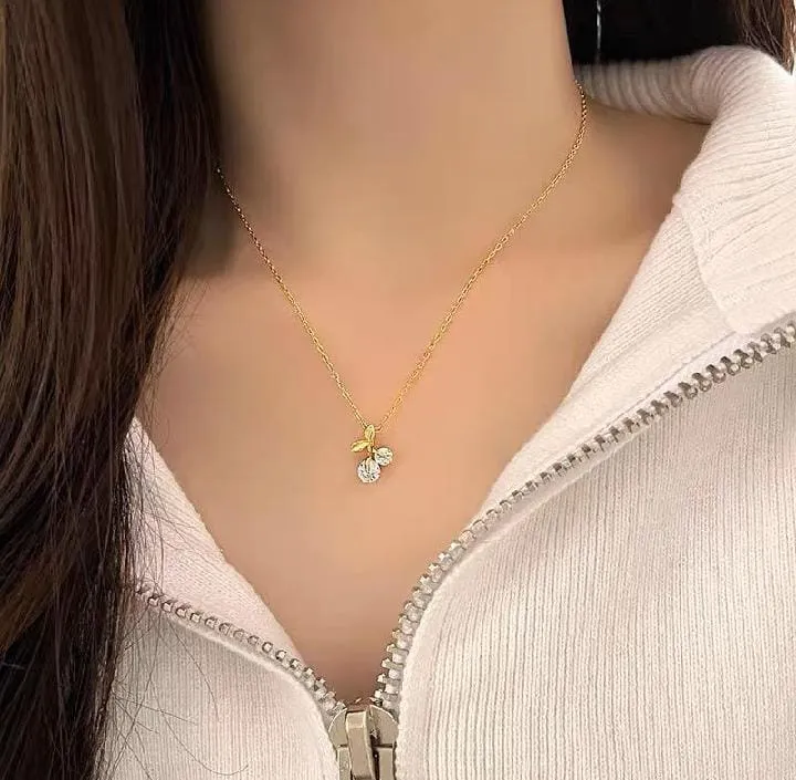 Kalung%20Cherry%20Rantai%20Silver%20Titanium%20Anti%20Karat%20Selamanya%20/%20Kalung%20Perempuan%20/%20Kalung%20Wanita%20Elegan%20-%20Image%208
