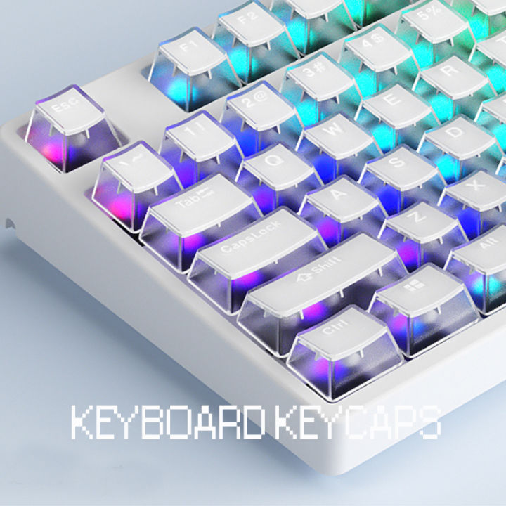 Pbt Crystal Keycaps 114 Keys Custom Oem Profile Key Caps Cherry Mx