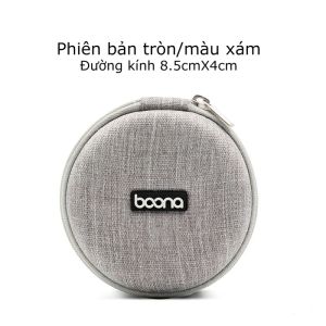 Hộp phụ kiện BAONA đưng sạc cáp điện thoại tai nghe thẻ nhớ phom cứng nhiều mẫu chống sốc và chống mài mòn-NIEVE