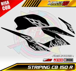STRIPING VARIASI HONDA CB 150 R HOTWHEELS / STICKER LIST MOTOR HONDA CB 150 R HOTWHEELS
