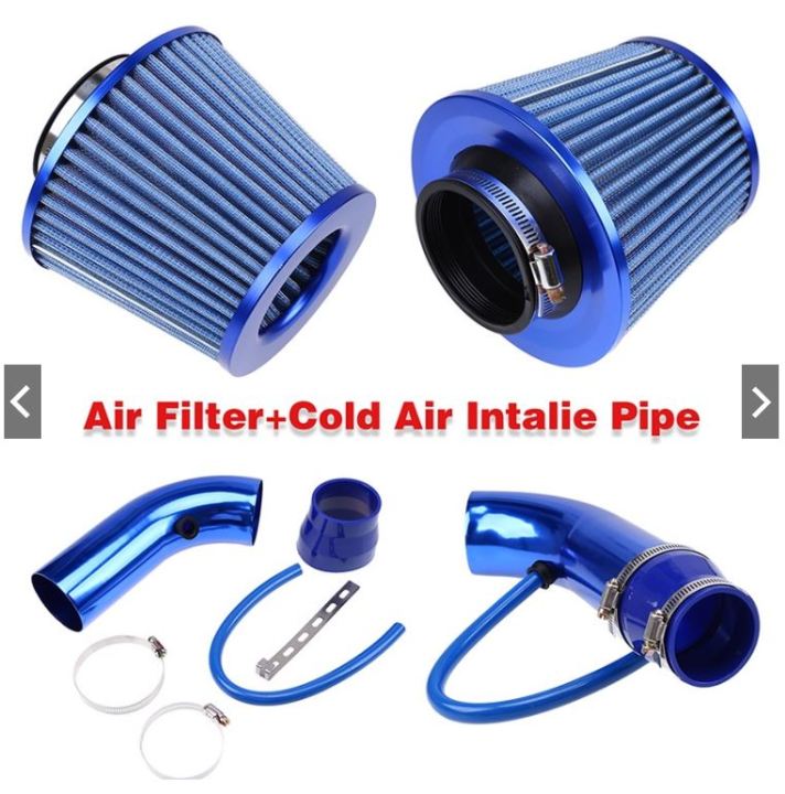 Mushroom Air Filter with Air Intake Pipe High Flow Breather Filter Air