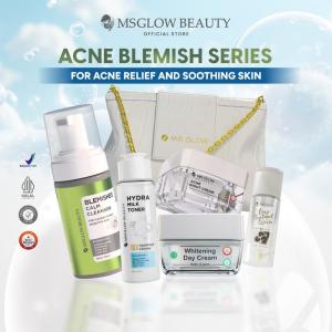 MS Glow Paket Wajah Acne Blemish Series New Packaging - Isi 4 750 Gram